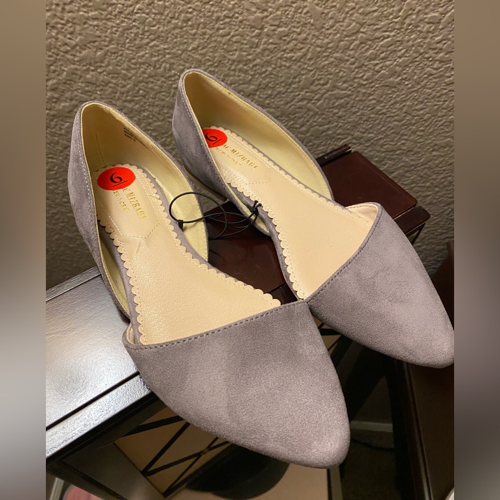Isaac Mizrahi Gray Women's Flats